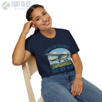 Time to Spare? Go by Air - Cessna 172 - T-Shirt - Pilot gifts - WWII warbird t-shirt