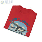 Time to Spare? Go by Air - Cessna 172 - T-Shirt - Pilot gifts - WWII warbird t-shirt