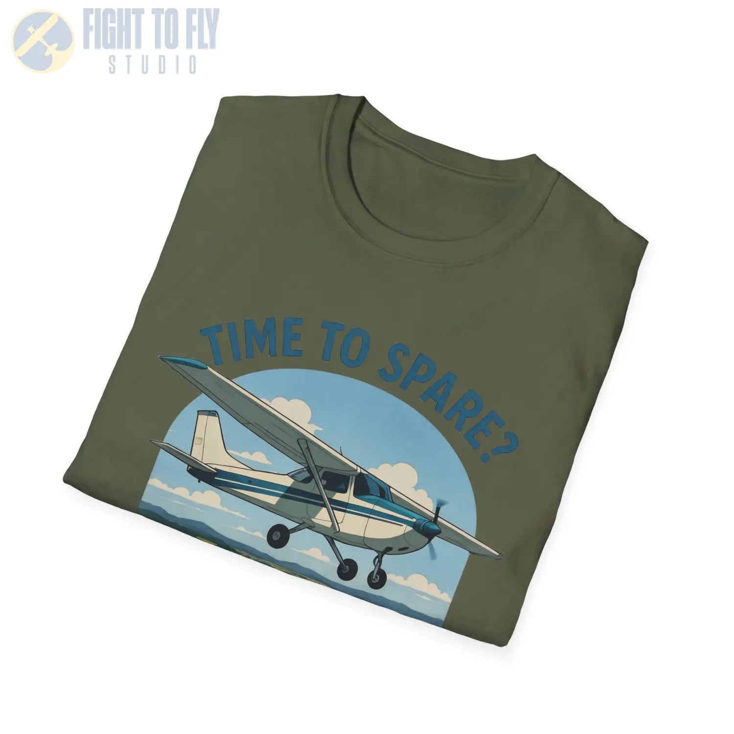 Time to Spare? Go by Air Cessna 172 T Shirt Pilot gifts WWII warbird t shirt