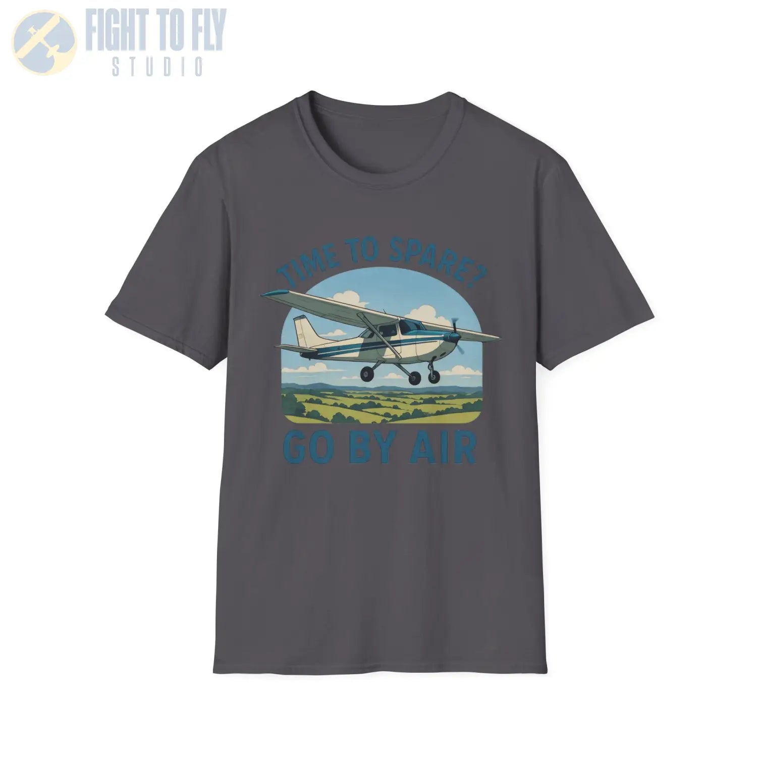 Time to Spare? Go by Air Cessna 172 T Shirt Pilot gifts WWII warbird t shirt
