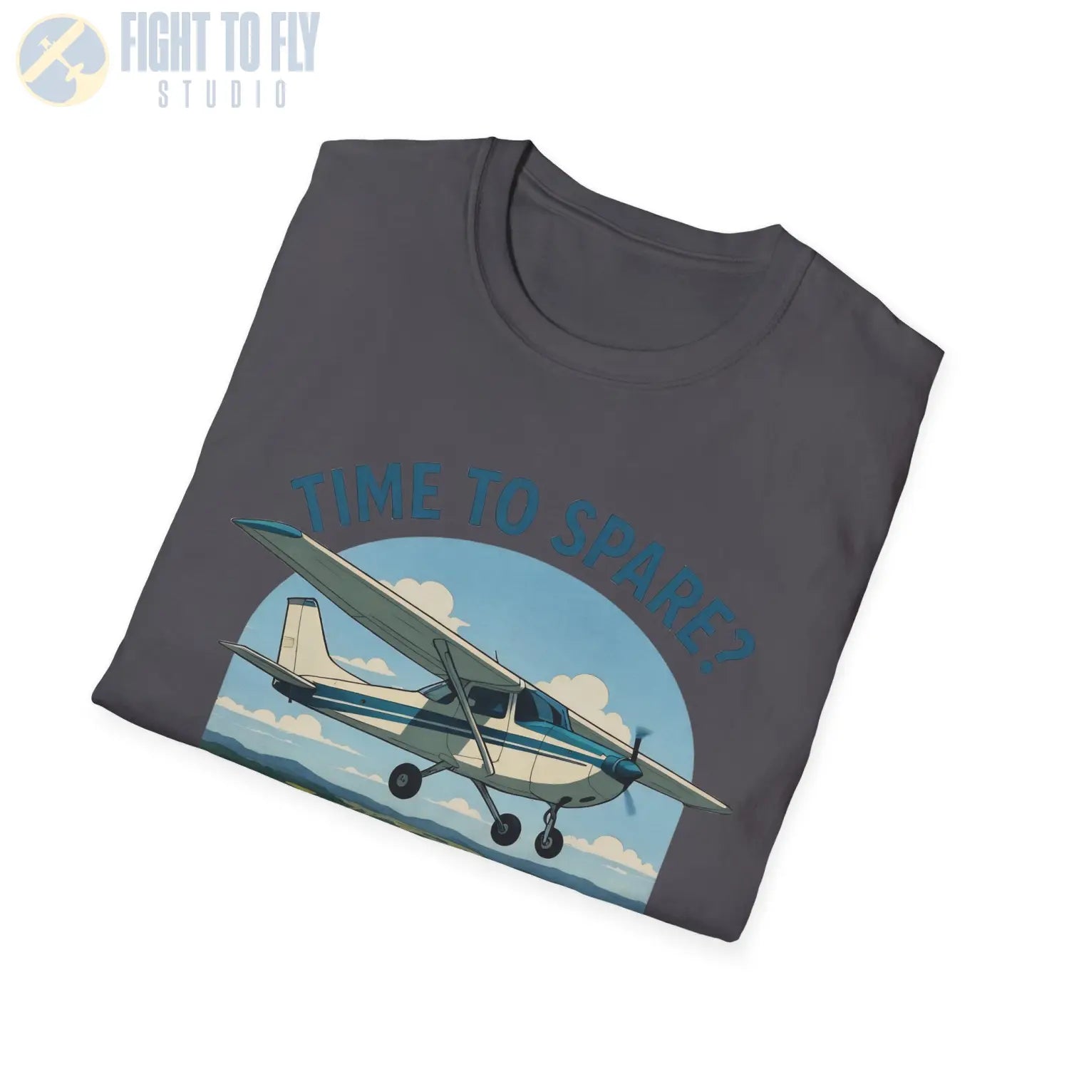 Time to Spare? Go by Air Cessna 172 T Shirt Pilot gifts WWII warbird t shirt