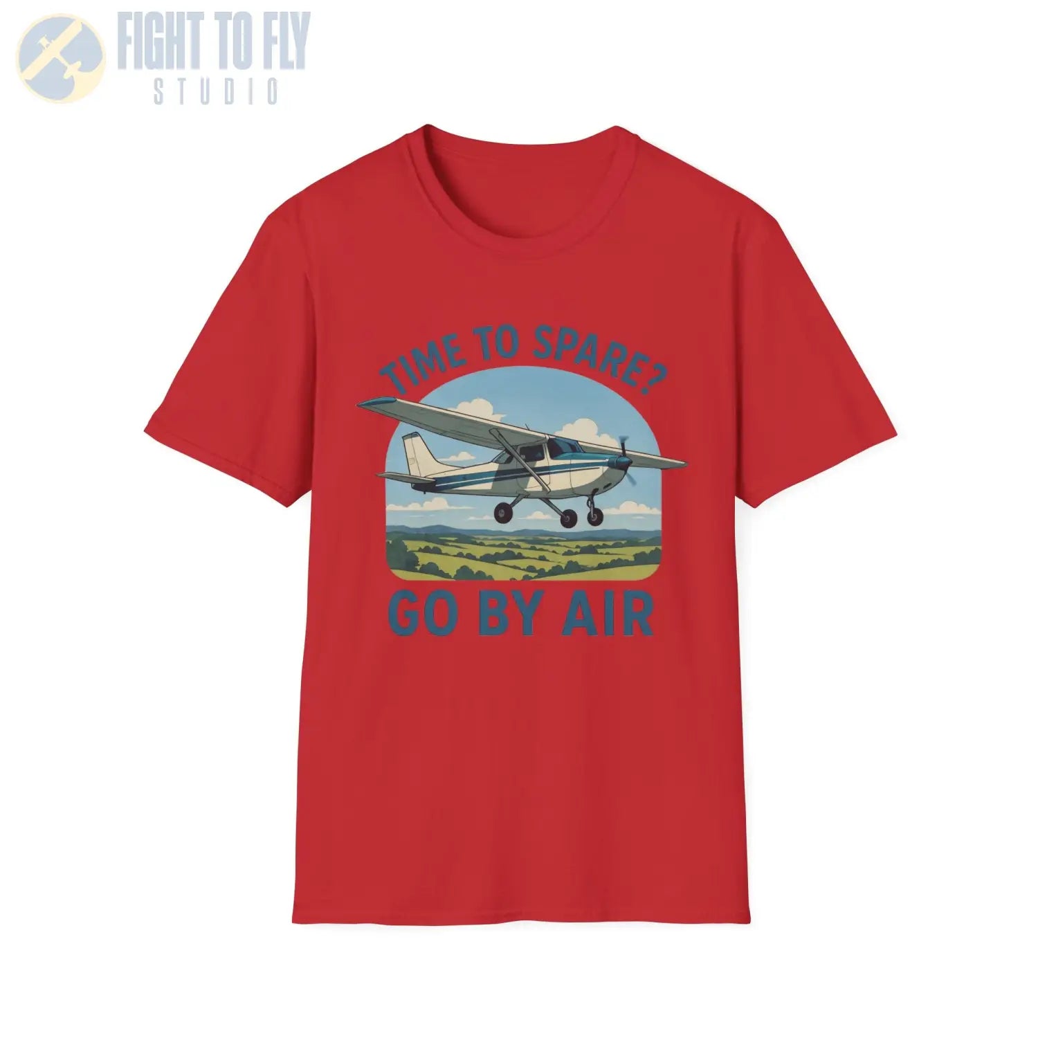 Time to Spare? Go by Air Cessna 172 T Shirt Pilot gifts WWII warbird t shirt