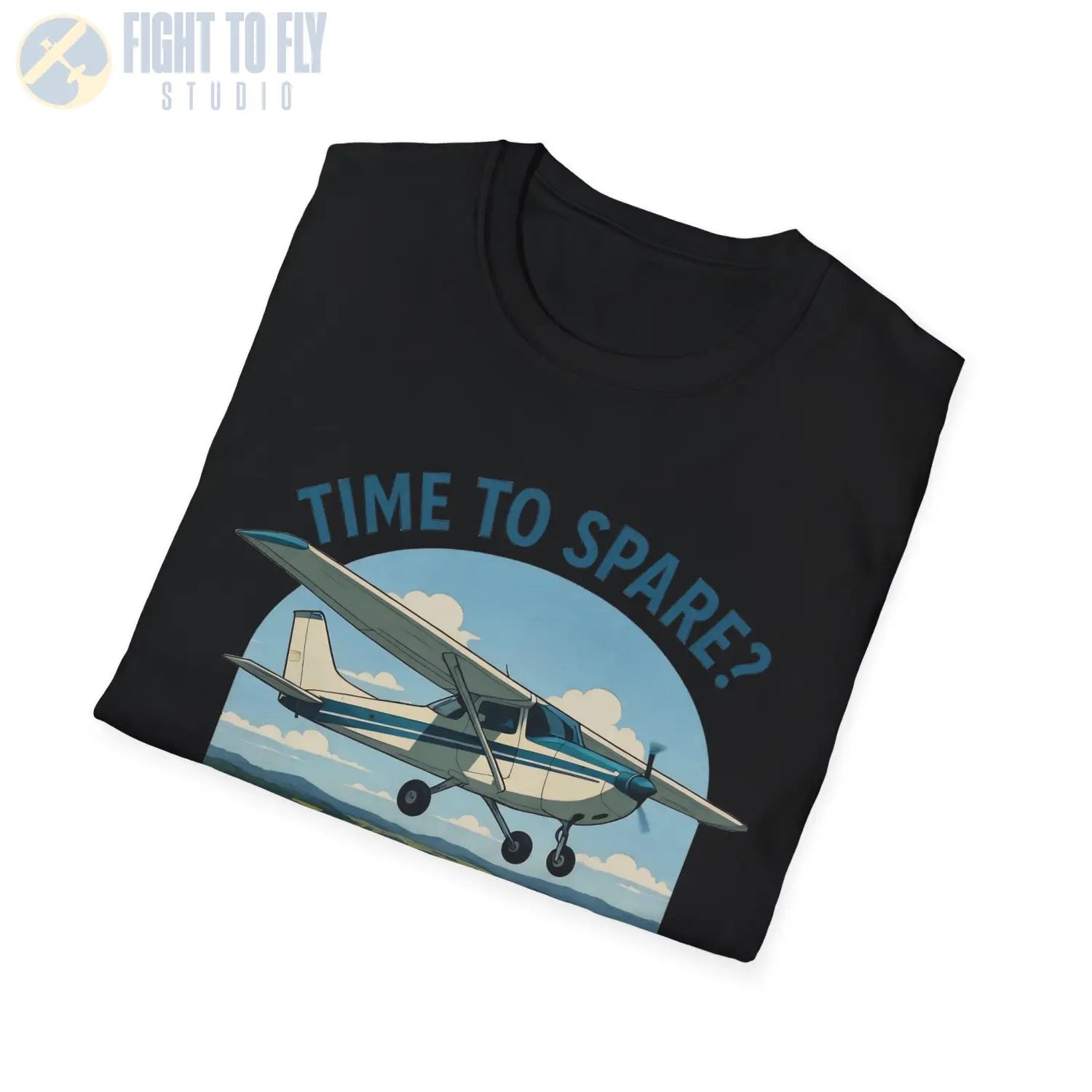 Time to Spare? Go by Air Cessna 172 T Shirt Pilot gifts WWII warbird t shirt