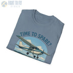 Time to Spare? Go by Air - Cessna 172 - T-Shirt - Pilot gifts - WWII warbird t-shirt