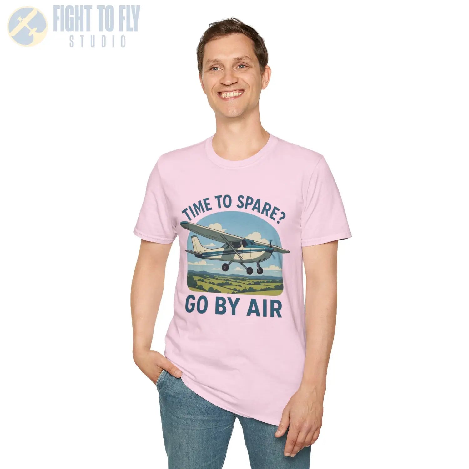 Time to Spare? Go by Air Cessna 172 T Shirt Pilot gifts WWII warbird t shirt