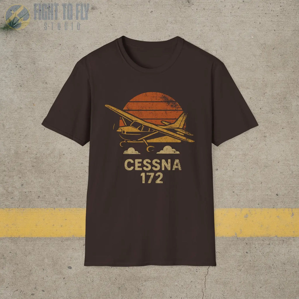 Cessna 172 “Retro Heritage” T-Shirt - Pilot gifts - WWII warbird t-shirt