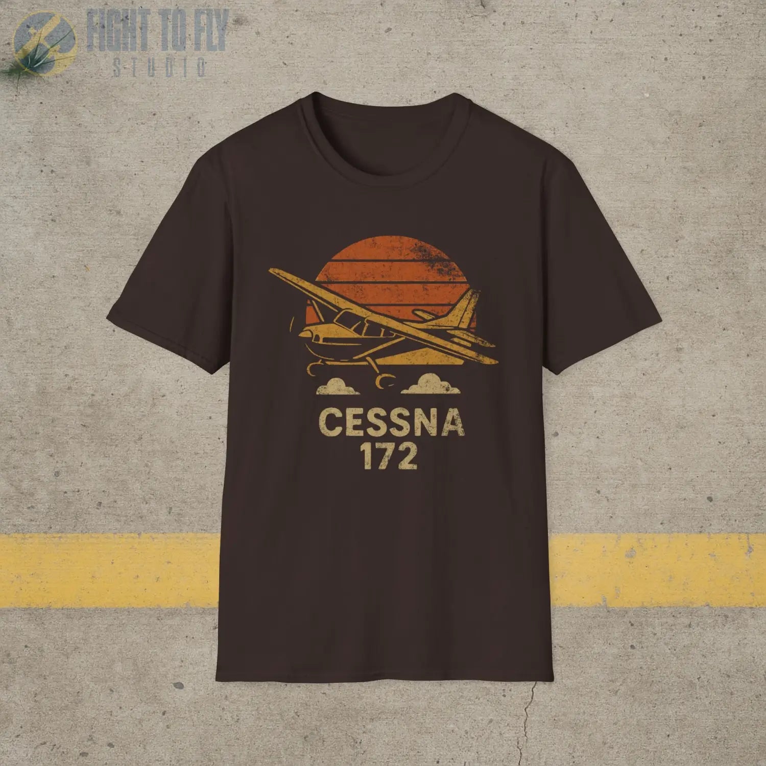 Cessna 172 “Retro Heritage” T-Shirt - Pilot gifts - WWII warbird t-shirt