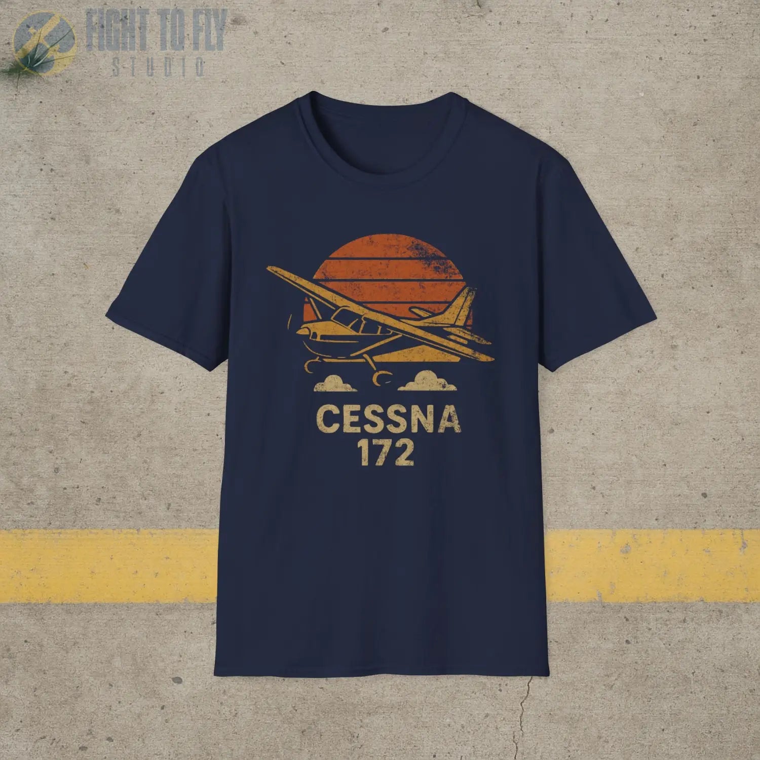 Cessna 172 “Retro Heritage” T-Shirt - Pilot gifts - WWII warbird t-shirt