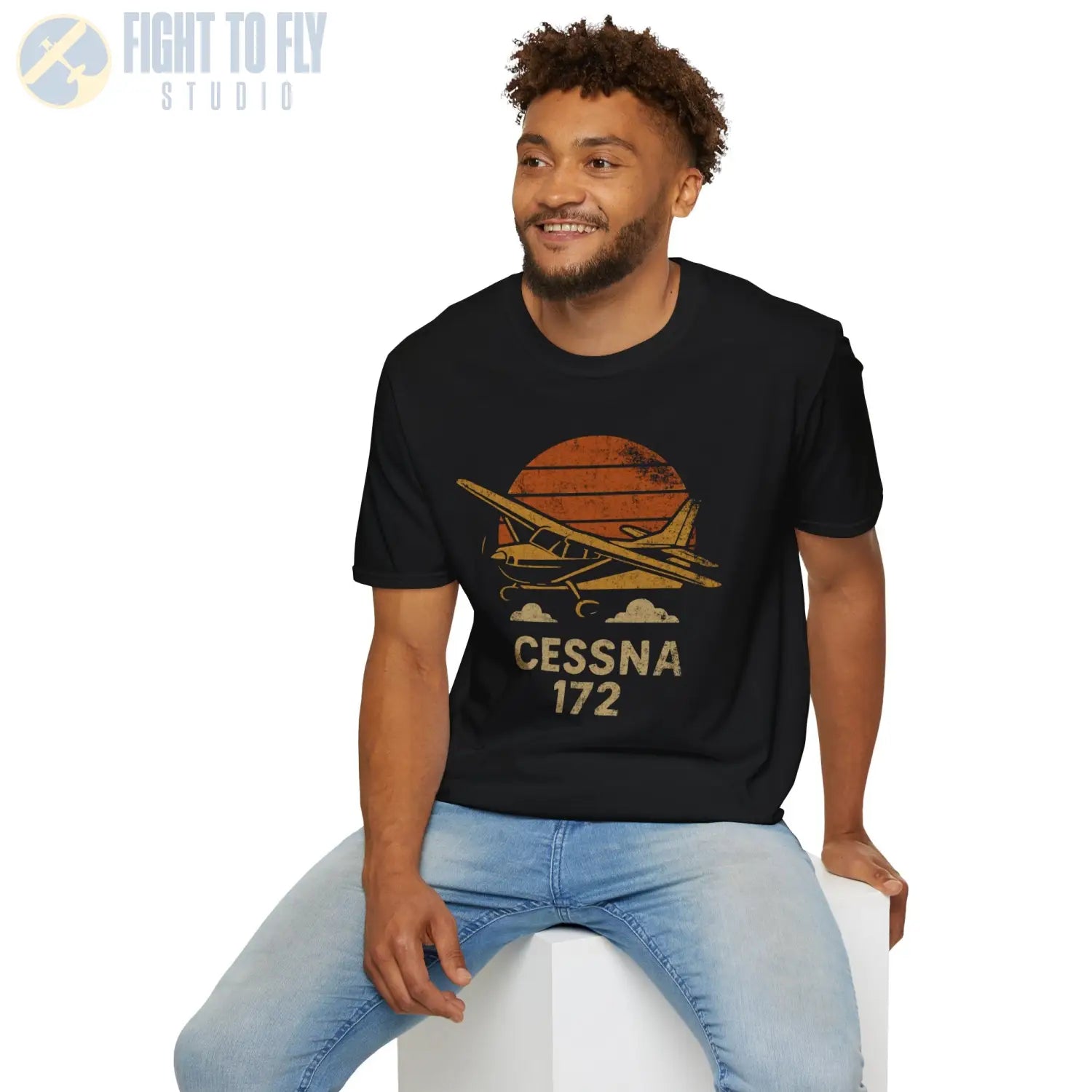 Cessna 172 “Retro Heritage” T-Shirt - Pilot gifts - WWII warbird t-shirt