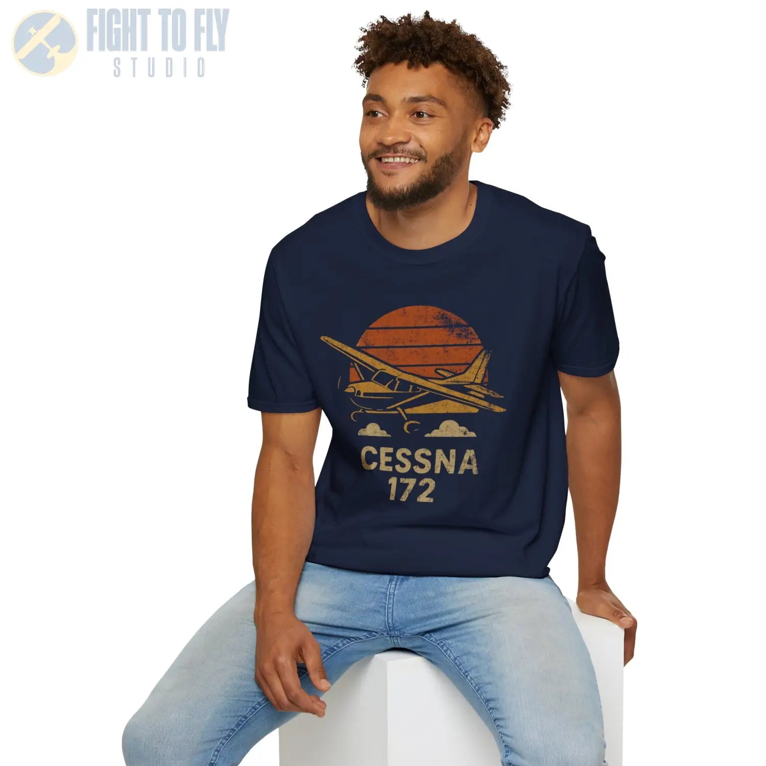 Cessna 172 “Retro Heritage” T-Shirt - Pilot gifts - WWII warbird t-shirt