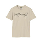 Cessna 172 T-Shirt - Pilot gifts - WWII warbird t-shirt