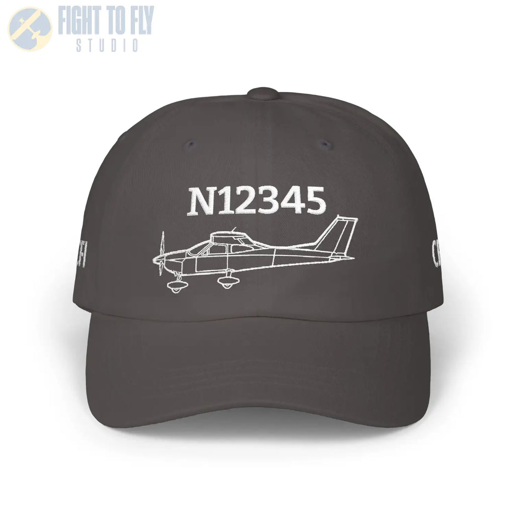 Cessna 177FG Hat — Personalized with Tail Number & Custom Text - Hats - Pilot gifts - WWII warbird t-shirt