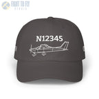 Cessna 177FG Hat — Personalized with Tail Number & Custom Text - Hats - Pilot gifts - WWII warbird t-shirt