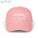 Cessna 177FG Hat — Personalized with Tail Number & Custom Text - Hats - Pilot gifts - WWII warbird t-shirt