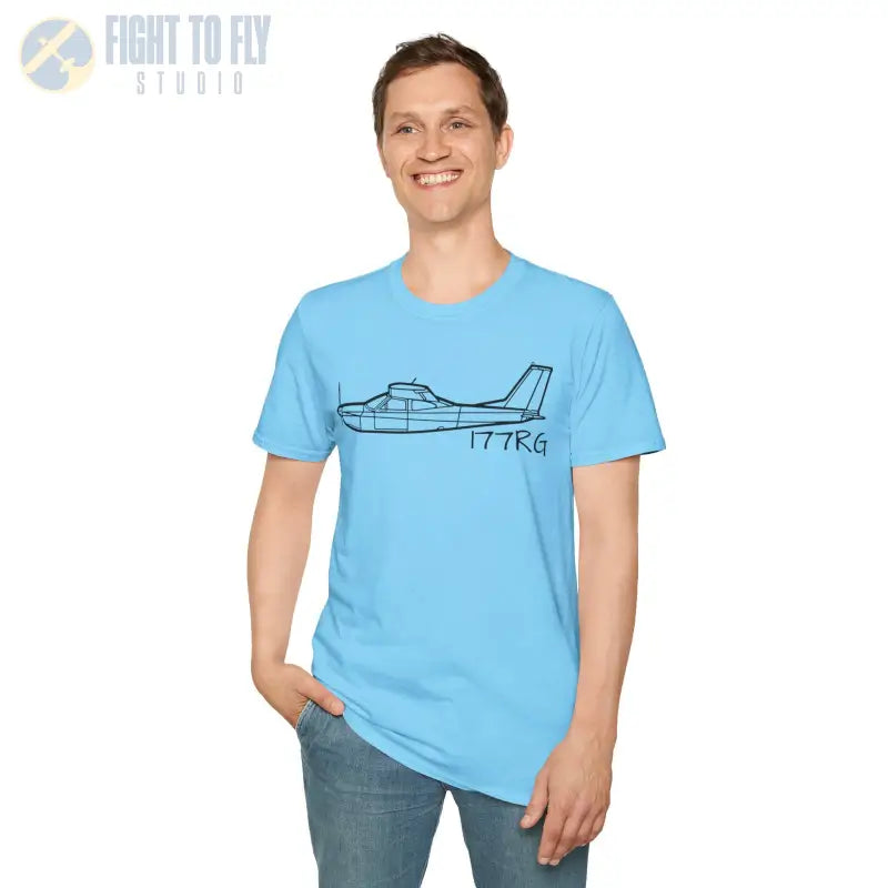 Cessna 177RG T-Shirt – Retractable-Gear High-Wing Speedster Tee - Pilot gifts - WWII warbird t-shirt