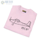 Cessna 180F - T-Shirt - Pilot gifts - WWII warbird t-shirt