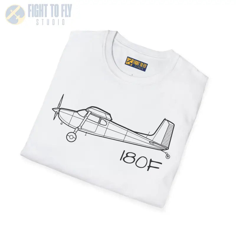 Cessna 180F T-Shirt – Classic Taildragger Bushplane Tee - Pilot gifts - WWII warbird t-shirt