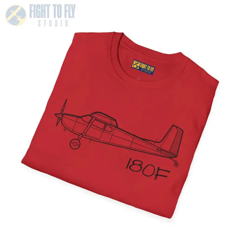 Cessna 180F T-Shirt – Classic Taildragger Bushplane Tee - Pilot gifts - WWII warbird t-shirt