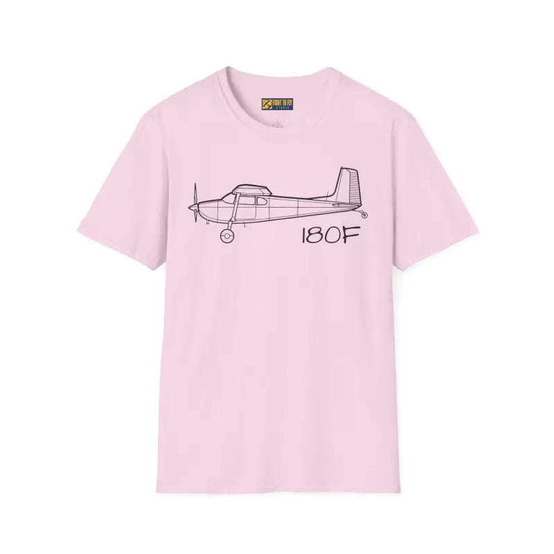 Cessna 180F T-Shirt – Classic Taildragger Bushplane Tee - Pilot gifts - WWII warbird t-shirt