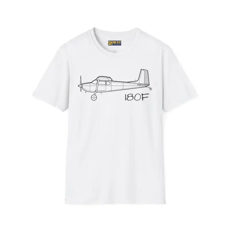 Cessna 180F T-Shirt – Classic Taildragger Bushplane Tee - Pilot gifts - WWII warbird t-shirt