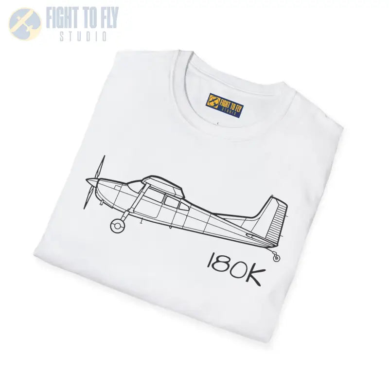 Cessna 180K T-Shirt – Backcountry Taildragger Adventure Tee - Pilot gifts - WWII warbird t-shirt
