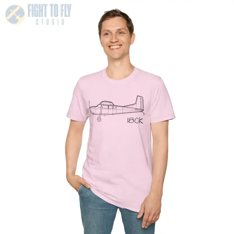 Cessna 180K T-Shirt – Backcountry Taildragger Adventure Tee - Pilot gifts - WWII warbird t-shirt