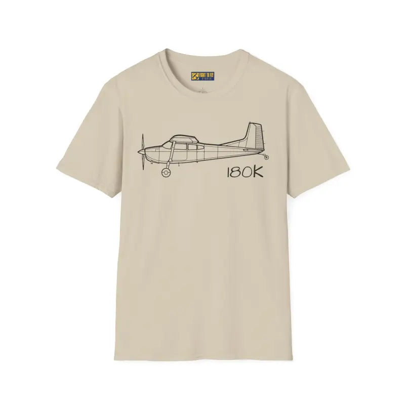 Cessna 180K T-Shirt – Backcountry Taildragger Adventure Tee - Pilot gifts - WWII warbird t-shirt