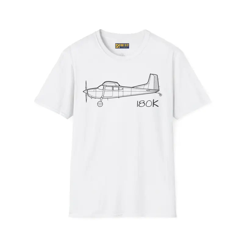 Cessna 180K T-Shirt – Backcountry Taildragger Adventure Tee - Pilot gifts - WWII warbird t-shirt