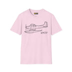 Cessna 185F Floatplane T-Shirt - Pilot gifts - WWII warbird t-shirt