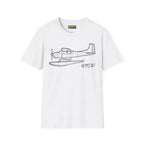 Cessna 185F Floatplane T-Shirt - Pilot gifts - WWII warbird t-shirt