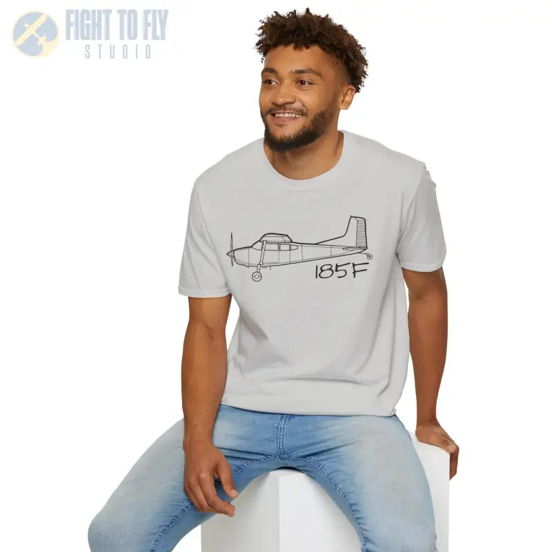 Cessna 185F T-Shirt – High-Power Taildragger Utility Aircraft Tee - Pilot gifts - WWII warbird t-shirt