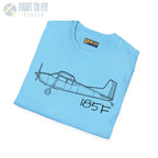 Cessna 185F T-Shirt - Pilot gifts - WWII warbird t-shirt