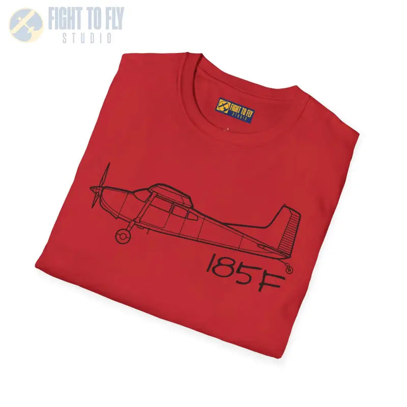 Cessna 185F T-Shirt – High-Power Taildragger Utility Aircraft Tee - Pilot gifts - WWII warbird t-shirt