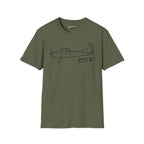 Cessna 185F T-Shirt - Pilot gifts - WWII warbird t-shirt