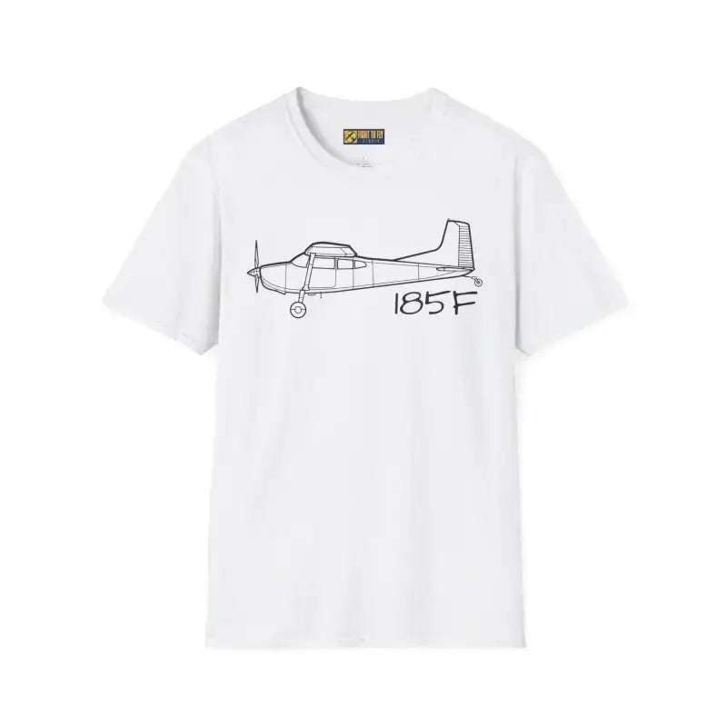 Cessna 185F T-Shirt – High-Power Taildragger Utility Aircraft Tee
