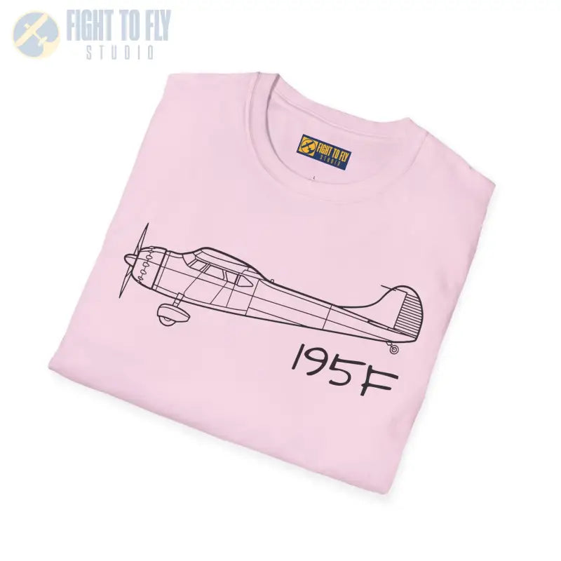 Cessna 195F T-Shirt – Radial Engine Taildragger Executive Classic Tee - Pilot gifts - WWII warbird t-shirt