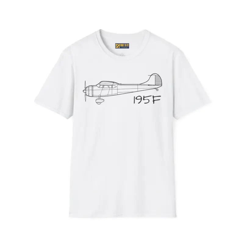 Cessna 195F T-Shirt – Radial Engine Taildragger Executive Classic Tee - Pilot gifts - WWII warbird t-shirt