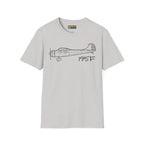 Cessna 195F T-Shirt - Pilot gifts - WWII warbird t-shirt