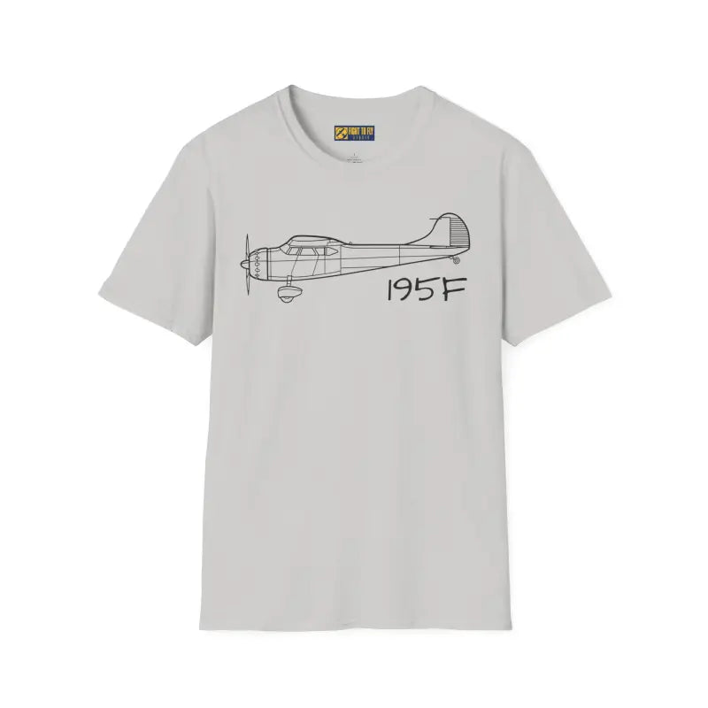 Cessna 195F T-Shirt – Radial Engine Taildragger Executive Classic Tee - Pilot gifts - WWII warbird t-shirt