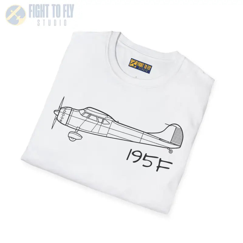Cessna 195F T-Shirt – Radial Engine Taildragger Executive Classic Tee - Pilot gifts - WWII warbird t-shirt