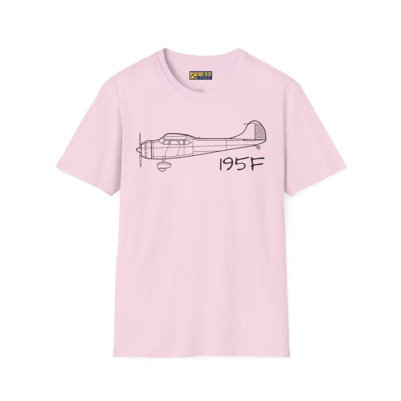 Cessna 195F T-Shirt – Radial Engine Taildragger Executive Classic Tee - Pilot gifts - WWII warbird t-shirt