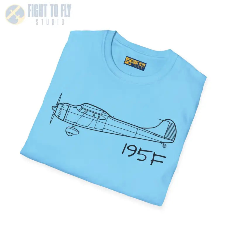 Cessna 195F T-Shirt – Radial Engine Taildragger Executive Classic Tee - Pilot gifts - WWII warbird t-shirt