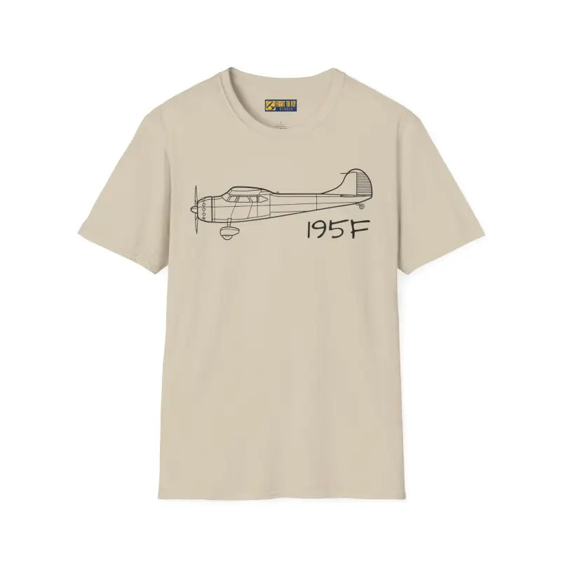 Cessna 195F T-Shirt – Radial Engine Taildragger Executive Classic Tee - Pilot gifts - WWII warbird t-shirt