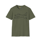 Cessna 206 Floatplane T-Shirt - Pilot gifts - WWII warbird t-shirt