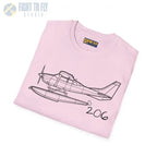 Cessna 206 Floatplane T-Shirt - Pilot gifts - WWII warbird t-shirt