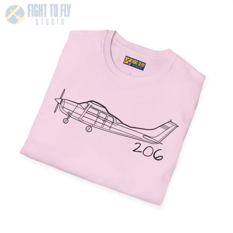 Cessna 206 T-Shirt – High-Wing Six-Seat Utility Aircraft Tee - Pilot gifts - WWII warbird t-shirt