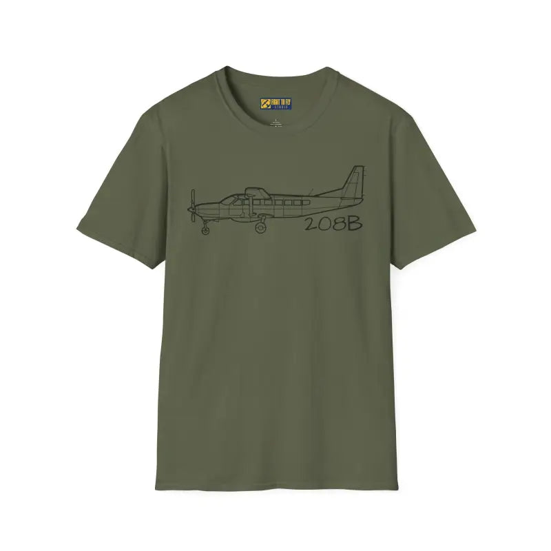 Cessna 208 T-Shirt – Single Turboprop Workhorse Tee for Adventure Pilots - Pilot gifts - WWII warbird t-shirt