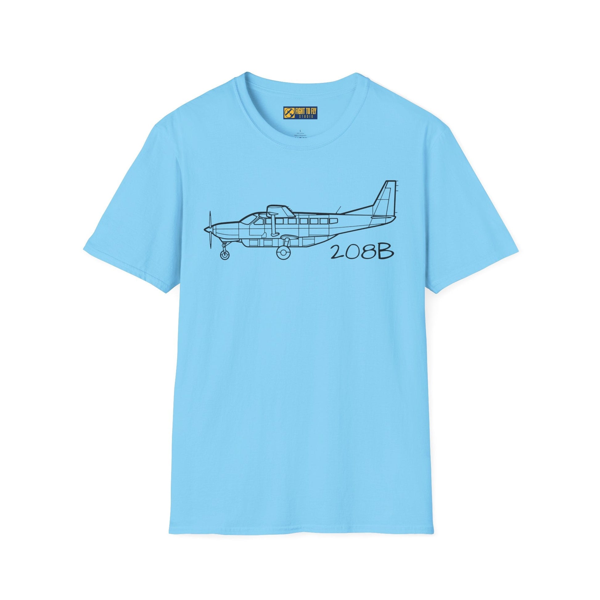 Cessna 208 T-Shirt – Single Turboprop Workhorse Tee for Adventure Pilots - Gifts pilots - Aviation apparel