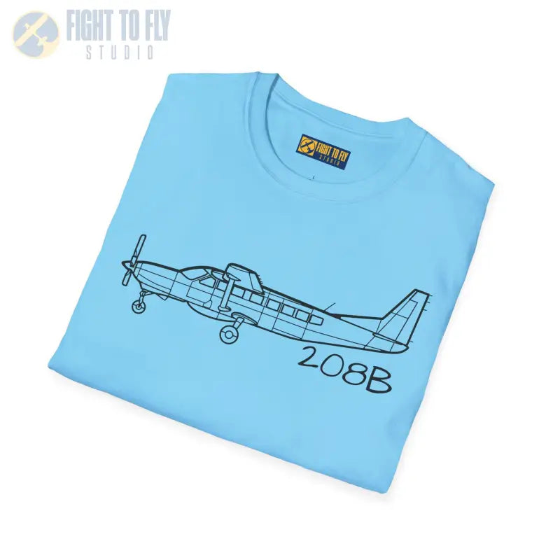 Cessna 208 T-Shirt – Single Turboprop Workhorse Tee for Adventure Pilots - Pilot gifts - WWII warbird t-shirt