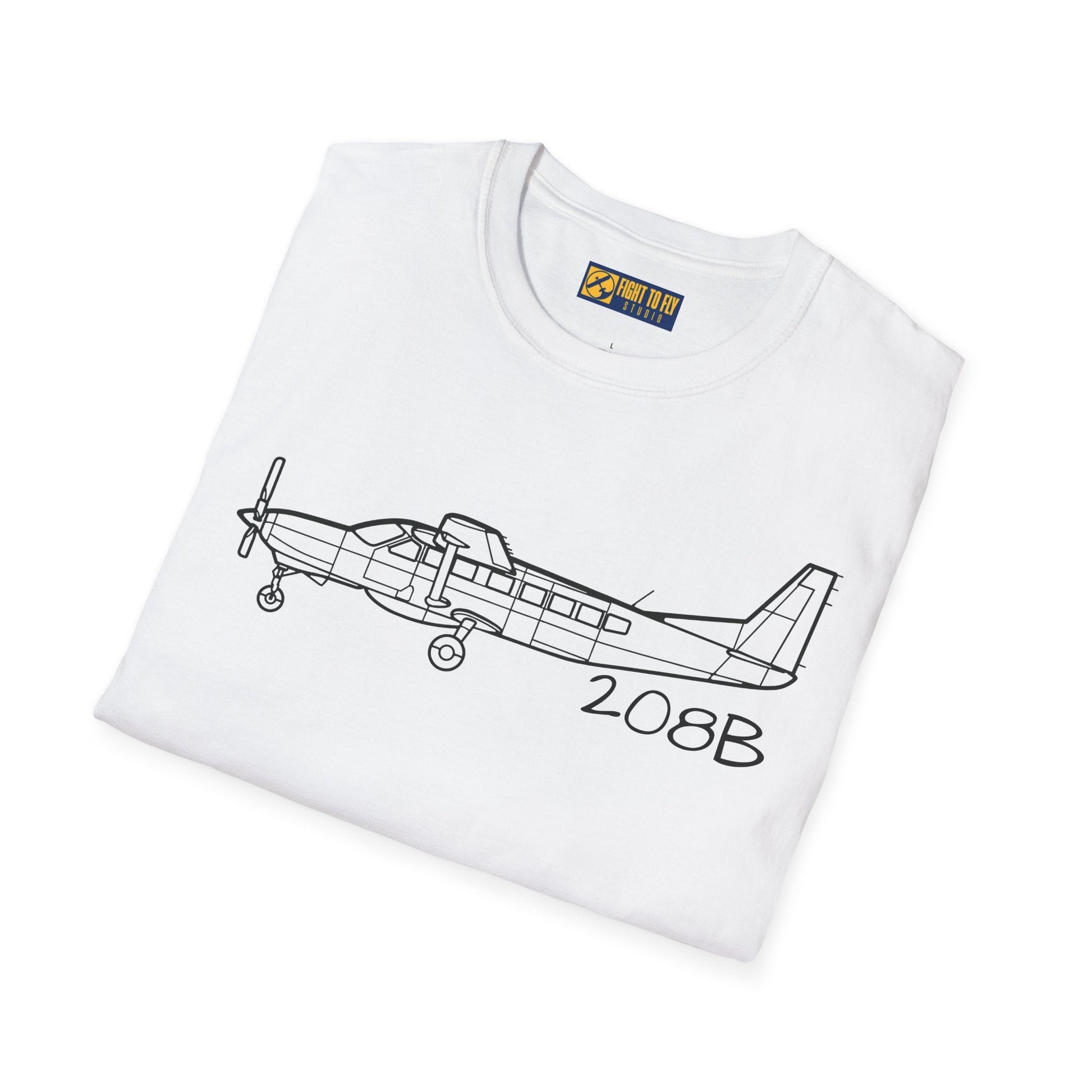 Cessna 208 T-Shirt – Single Turboprop Workhorse Tee for Adventure Pilots - Gifts pilots - Aviation apparel